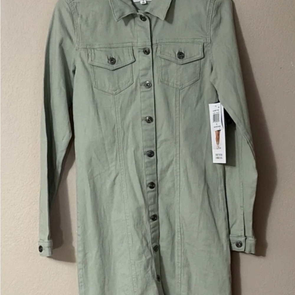 Celebrity Pink Sage Utility dress or Jacket